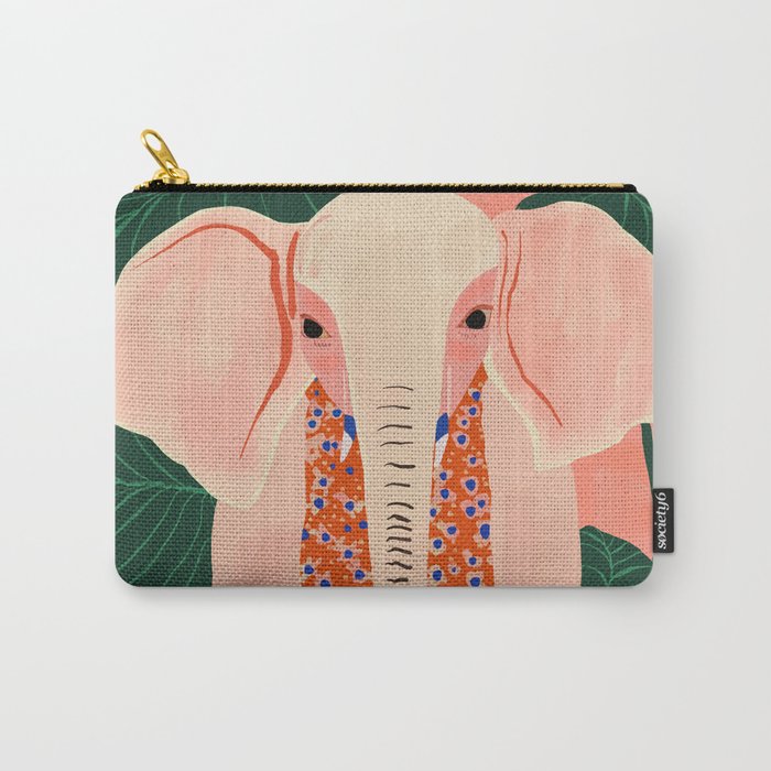 Yoga Meditating Elephant Carry All Pouch Gallery Image 1