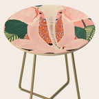 Yoga Meditating Elephant Side Table Gallery Image 2