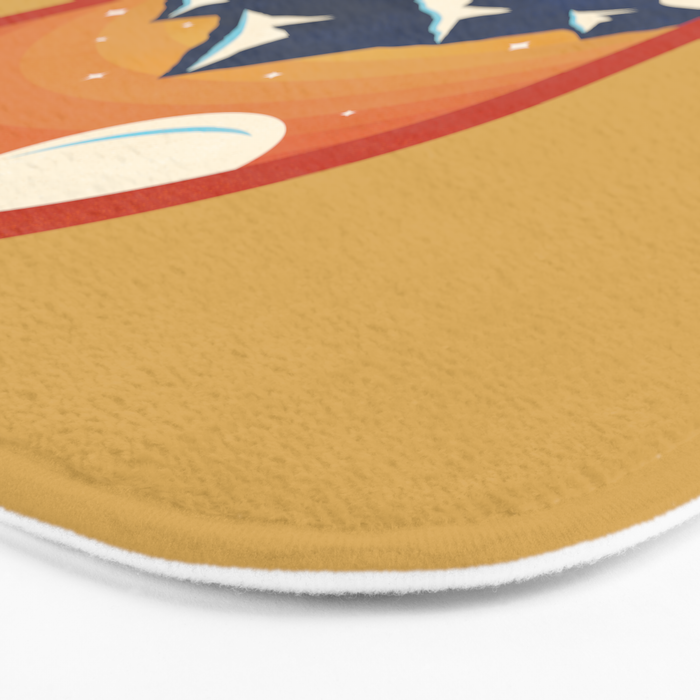 Powder To The People - Ski Badge Bath Mat Gallery Image 3
