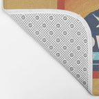 Powder To The People - Ski Badge Bath Mat Gallery Image 2