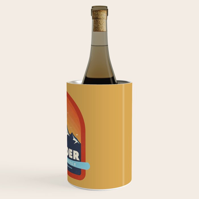 Powder To The People - Ski Badge Wine Chiller Gallery Image 3