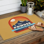 Powder To The People - Ski Badge Outdoor Rug Gallery Image 2