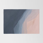 Waves In Texture - Blue & Beige Rug Gallery Image 2