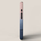 Waves In Texture - Blue & Beige iPhone Case Gallery Image 2