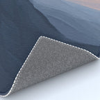 Waves In Texture - Blue & Beige Rug Gallery Image 4