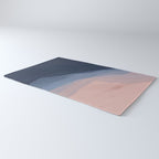 Waves In Texture - Blue & Beige Rug Gallery Image 3