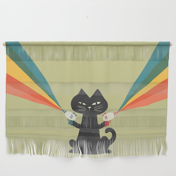 Ray gun cat Wall Hanging Gallery Image 1