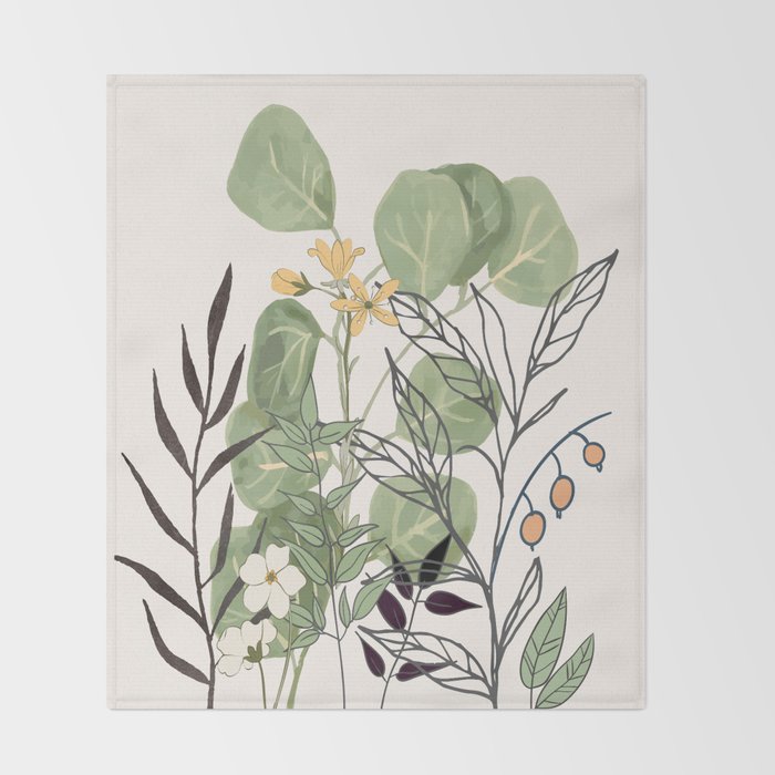 Spring Garden III Throw Blanket Gallery Image 2