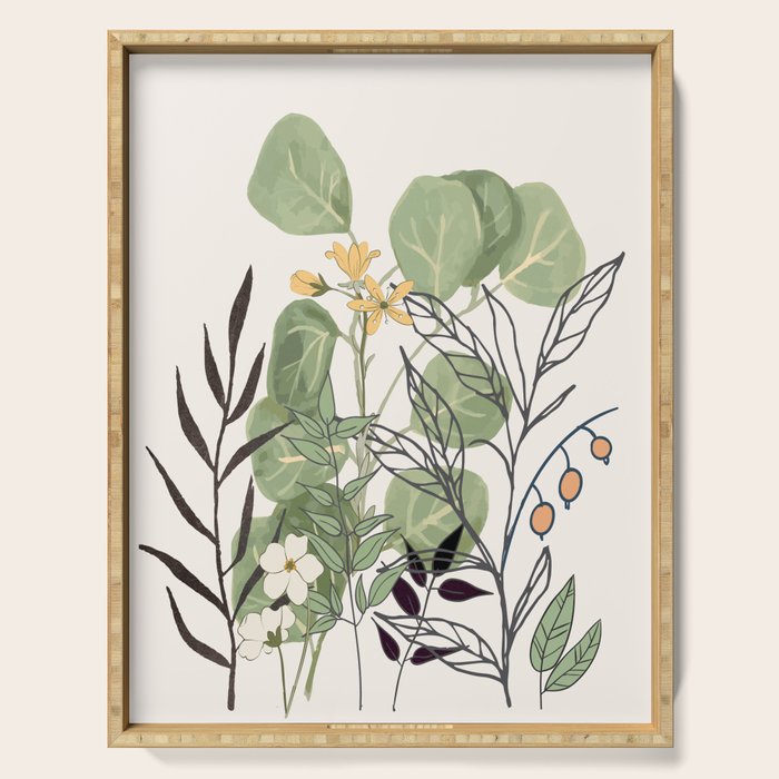 Spring Garden III Serving Tray Gallery Image 1