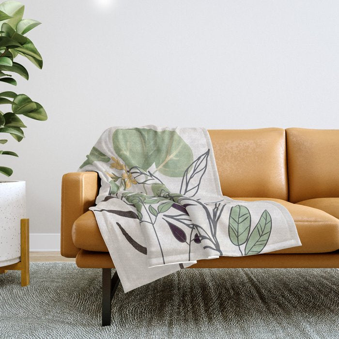 Spring Garden III Throw Blanket Gallery Image 1