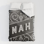Nah - Black & Grey Palette Duvet Cover Gallery Image 6