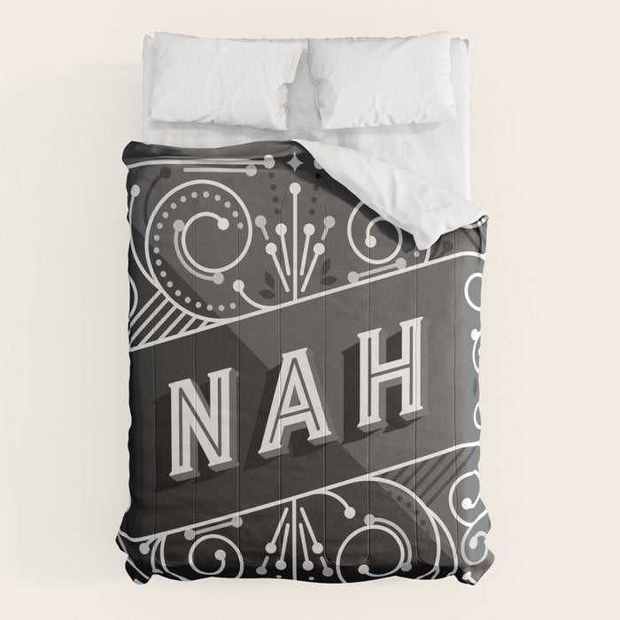 Nah - Black & Grey Palette Comforter Gallery Image 6