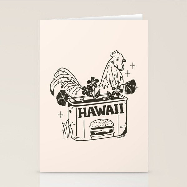 HAWAII (In Cream) Stationery Card Gallery Image 2