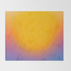 Vibrant yellow sunset Throw Blanket Gallery Image 2