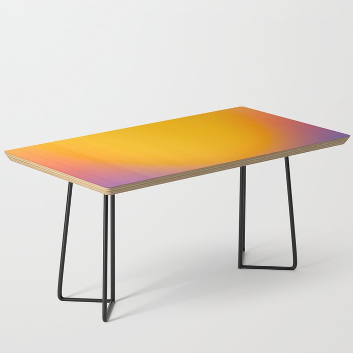 Vibrant yellow sunset Coffee Table Gallery Image 1
