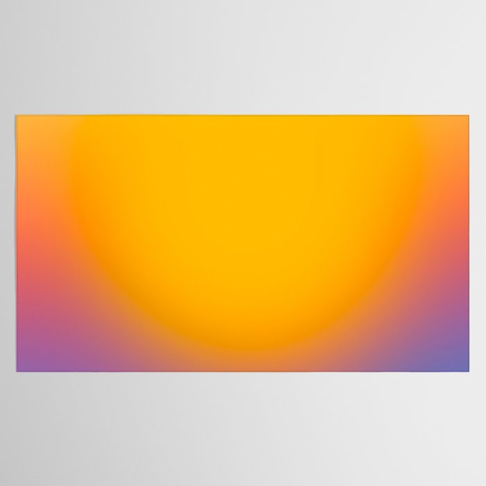 Vibrant yellow sunset Tablecloth Gallery Image 2