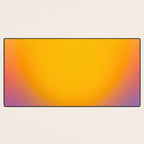 Vibrant yellow sunset Desk Mat Gallery Image 3