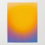 Vibrant yellow sunset Poster Gallery Image 4