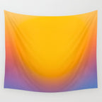 Vibrant yellow sunset Wall Tapestry Gallery Image 4