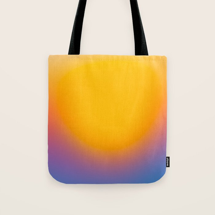 Vibrant yellow sunset Tote Bag Gallery Image 1