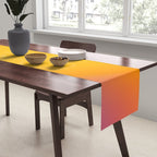 Vibrant yellow sunset Table Runner Gallery Image 2