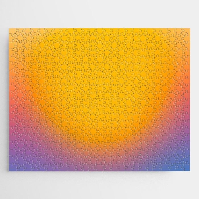Vibrant yellow sunset Jigsaw Puzzle Gallery Image 1
