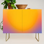 Vibrant yellow sunset Credenza Gallery Image 1