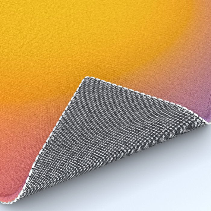 Vibrant yellow sunset Rug Gallery Image 4