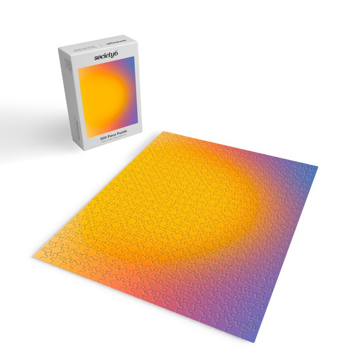 Vibrant yellow sunset Jigsaw Puzzle Gallery Image 2