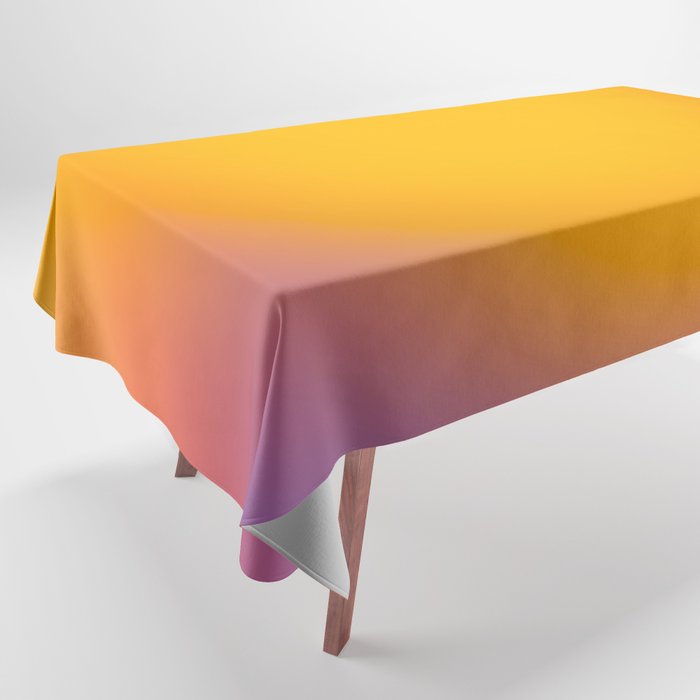 Vibrant yellow sunset Tablecloth Gallery Image 1