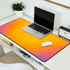 Vibrant yellow sunset Desk Mat Gallery Image 2