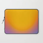 Vibrant yellow sunset Laptop Sleeve Gallery Image 1