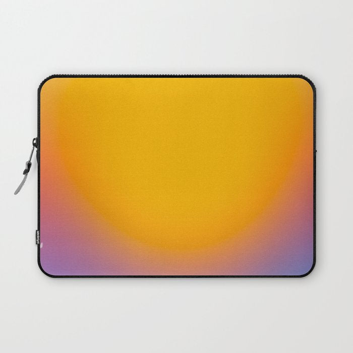 Vibrant yellow sunset Laptop Sleeve Gallery Image 1