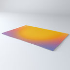 Vibrant yellow sunset Rug Gallery Image 3