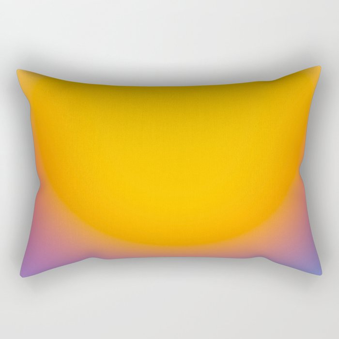 Vibrant yellow sunset Rectangular Pillow Gallery Image 2
