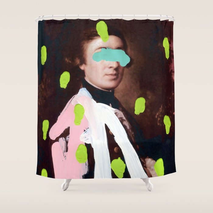 Brutalized Gainsborough 1 Shower Curtain Gallery Image 1