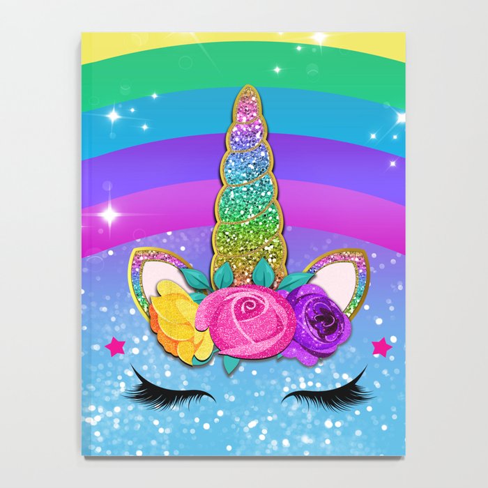 Rainbow Sparkle Unicorn Notebook Gallery Image 4