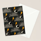 Stormy Night - Gray  Stationery Card Gallery Image 2