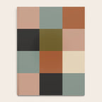 Bold Colorful Checks Pattern - Large II Notebook Gallery Image 4