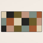 Bold Colorful Checks Pattern - Large II Desk Mat Gallery Image 3