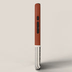 Red Rust Navy Blue Black Lines iPhone Case Gallery Image 2