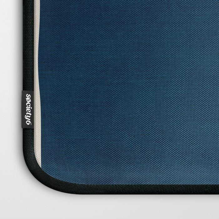 Red Rust Navy Blue Black Lines Laptop Sleeve Gallery Image 3
