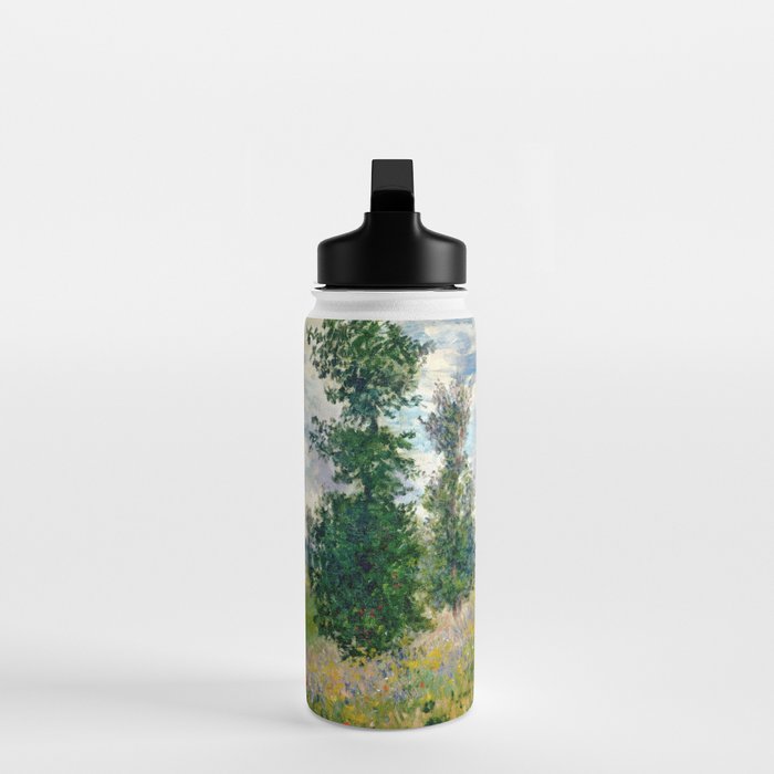Poppy Fields near Argenteuil by Claude Monet Water Bottle Gallery Image 3