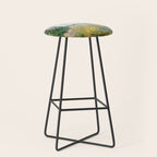 Poppy Fields near Argenteuil by Claude Monet Stool Gallery Image 1