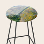 Poppy Fields near Argenteuil by Claude Monet Stool Gallery Image 2