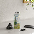 Poppy Fields near Argenteuil by Claude Monet Water Bottle Gallery Image 4