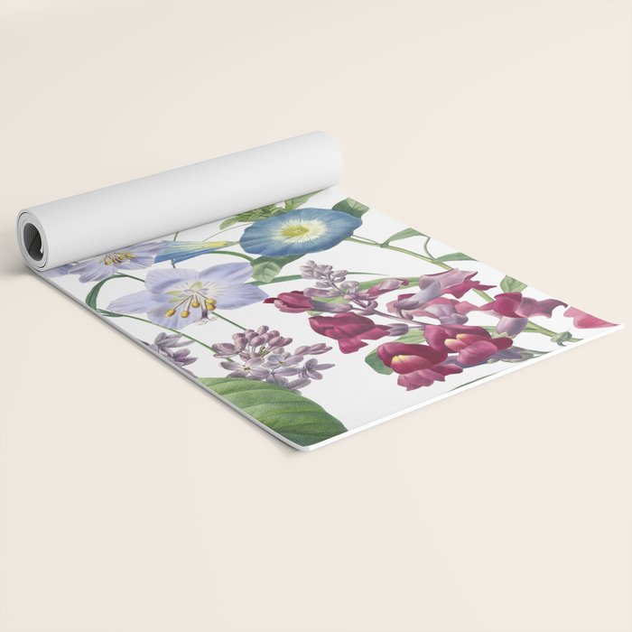 Summer Fruits Botanical Illustration Collage Yoga Mat Gallery Image 2