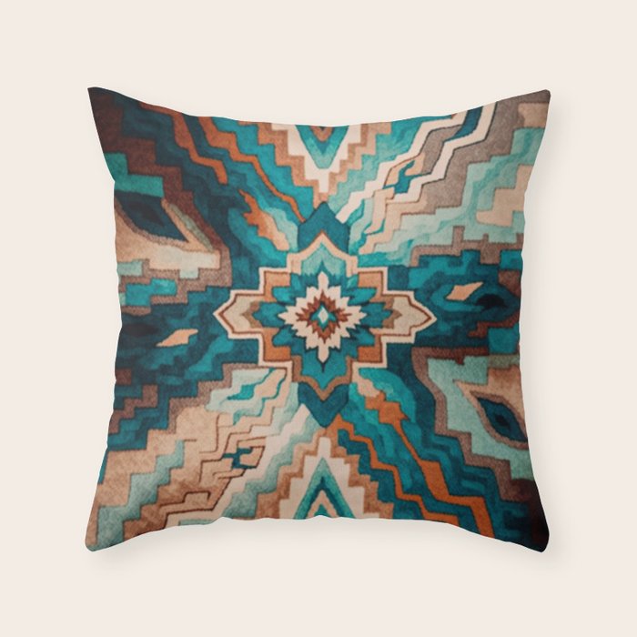Abstract Geometric Southwest Throw Pillow Gallery Image 6