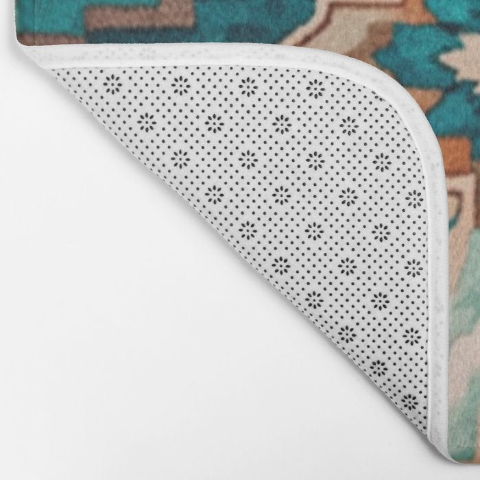 Abstract Geometric Southwest Bath Mat Gallery Image 2