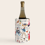 The 12 days of Christmas song illustration Wine Chiller Gallery Image 1
